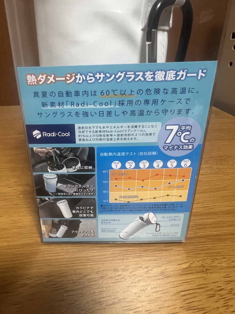 パッケージ裏面の機能説明